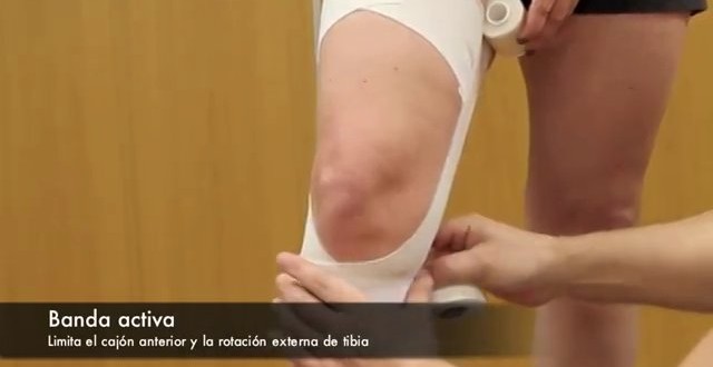 Vendaje funcional LCA rodilla